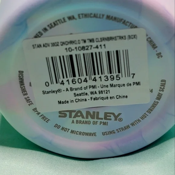 Brand New Stanley 30 oz. Quencher H2.0 FlowState Tumbler Cool Serene Brushstroke - Picture 3 of 4